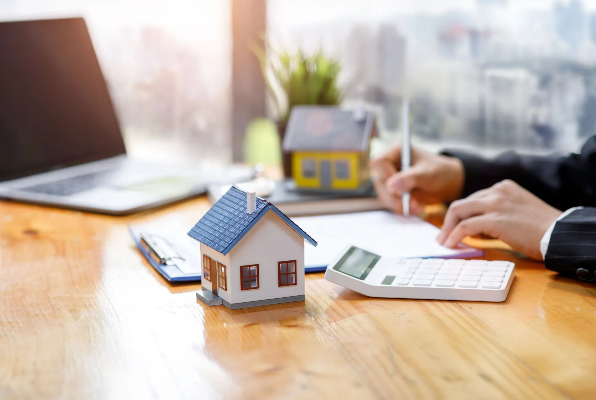 Loan advisor providing guidance through the home refinance process