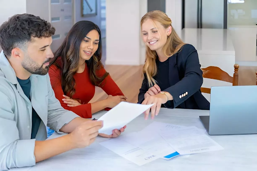 Homeowner reviewing home refinance loan options to improve mortgage terms
